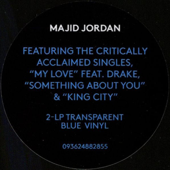Majid Jordan : Majid Jordan (2xLP, Album, Ltd, RE, Blu)
