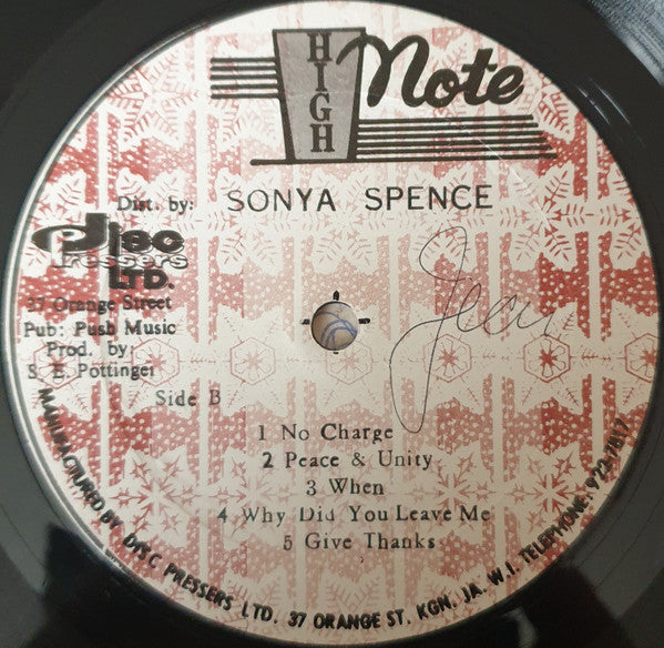 Sonya Spence : In The Dark (LP)