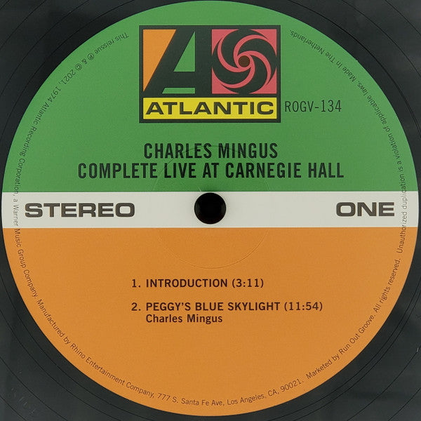 Charles Mingus : Mingus at Carnegie Hall (3xLP, Album, RE, RM)