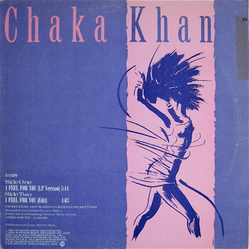 Chaka Khan : I Feel For You (12", Promo)