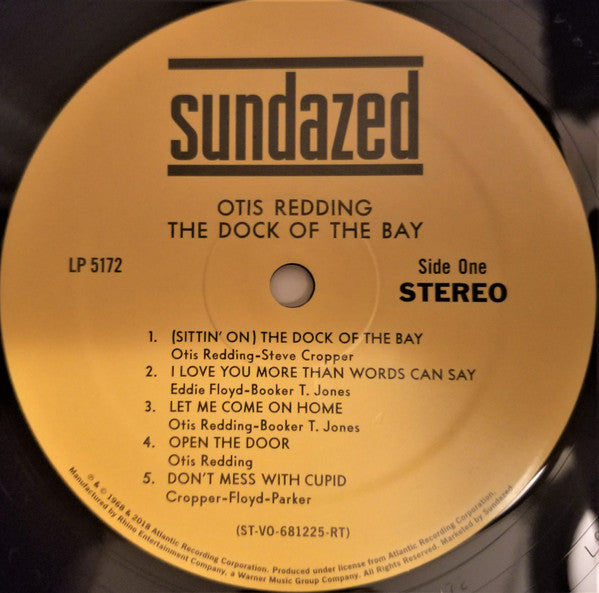 Otis Redding : The Dock Of The Bay (LP, Album, RE)