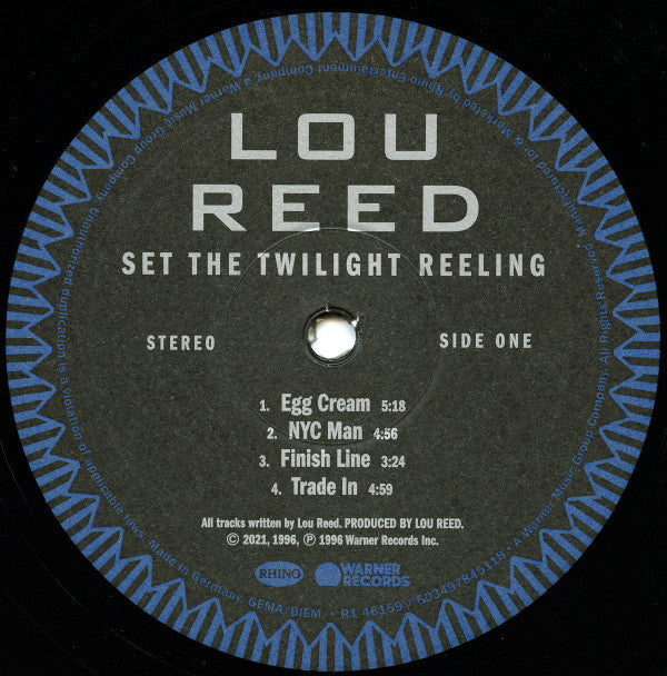 Lou Reed : Set The Twilight Reeling (LP, 180 + LP, S/Sided, Etch, 180 + Album, RSD, Ltd)