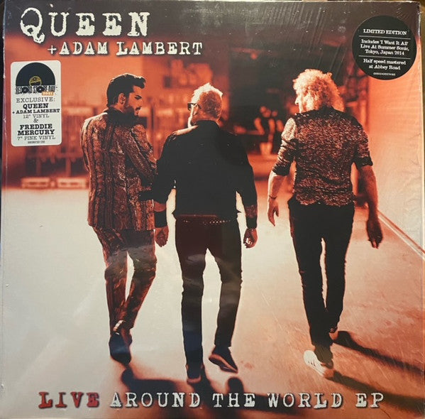 Queen + Adam Lambert : Live Around The World EP (12", EP + 7", Pin + RSD, Ltd)