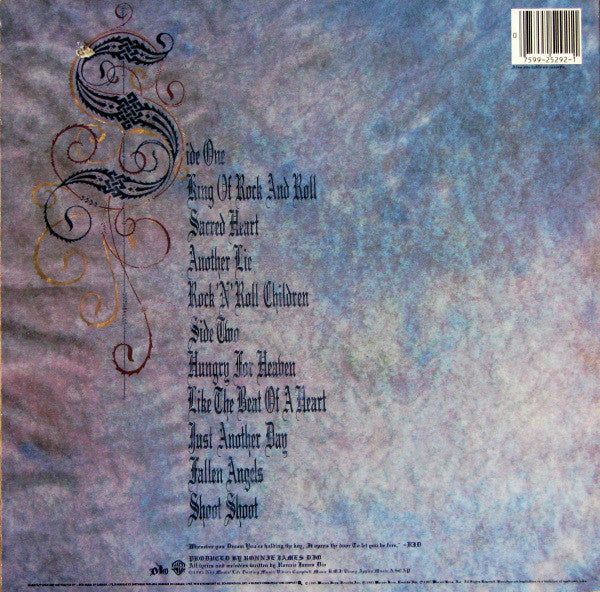 Dio (2) : Sacred Heart (LP, Album)