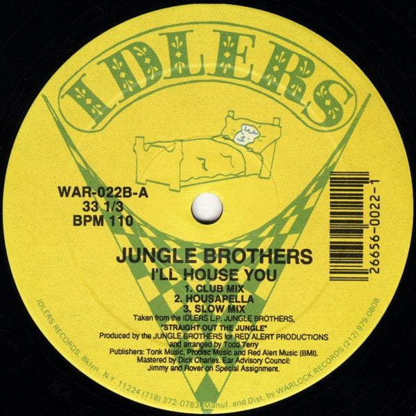 Jungle Brothers : I'll House You (12")