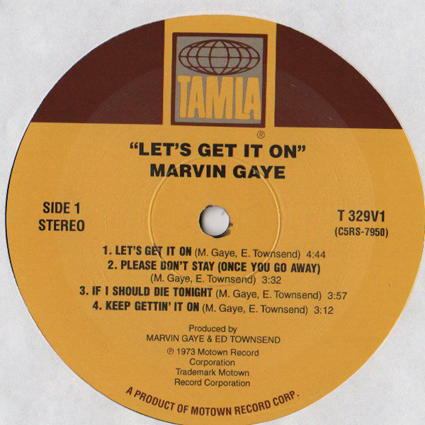 Marvin Gaye : Let's Get It On (LP, Album, RE, Gat)