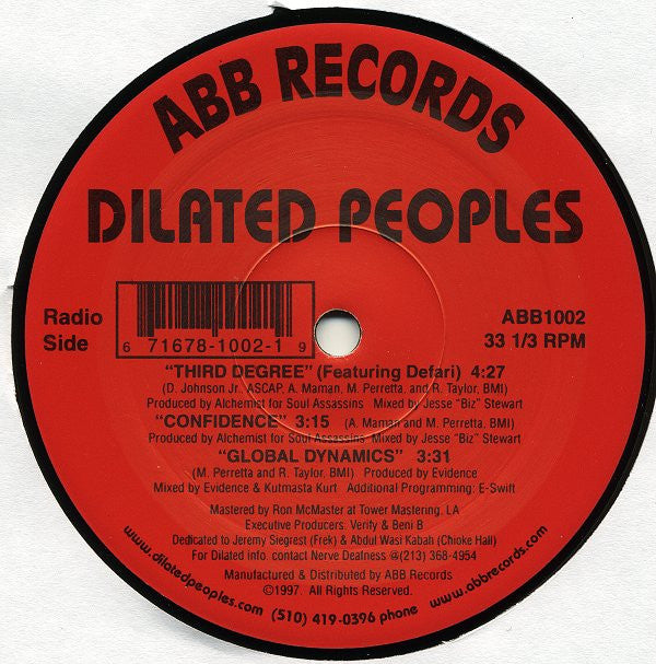 Dilated Peoples : Third Degree (12")
