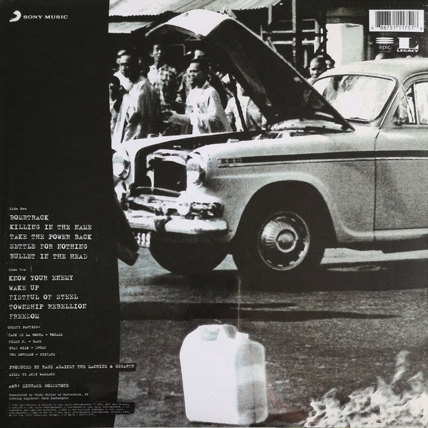 Rage Against The Machine : Rage Against The Machine (LP, Album, RE, RM, RP, 180)