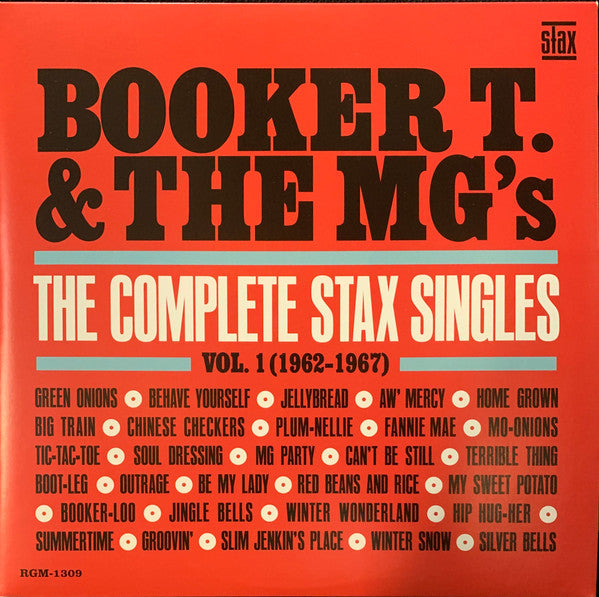 Booker T. & The MG's* : The Complete Stax Singles, Vol. 1 (1962-1967) (2xLP, Comp, Mono, Ltd, RE, Red)