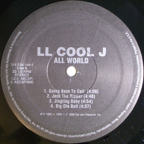 LL Cool J : All World (2xLP, Comp)