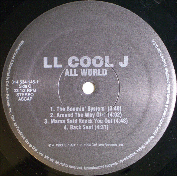 LL Cool J : All World (2xLP, Comp)