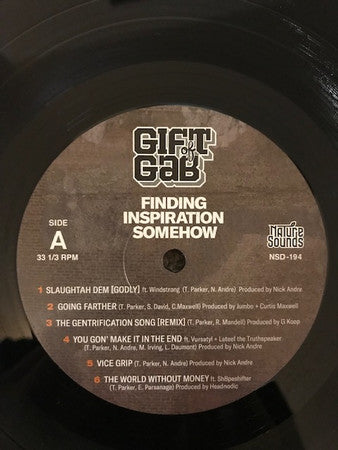 The Gift Of Gab : Finding Inspiration Somehow (LP, Album)