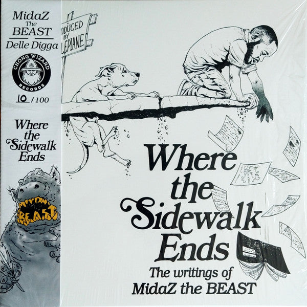 Midaz & Delle Digga : Where The Sidewalk Ends (LP, Album, Ltd, Num, Con)