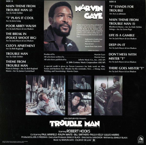 Marvin Gaye : Trouble Man (LP, Album, RE)