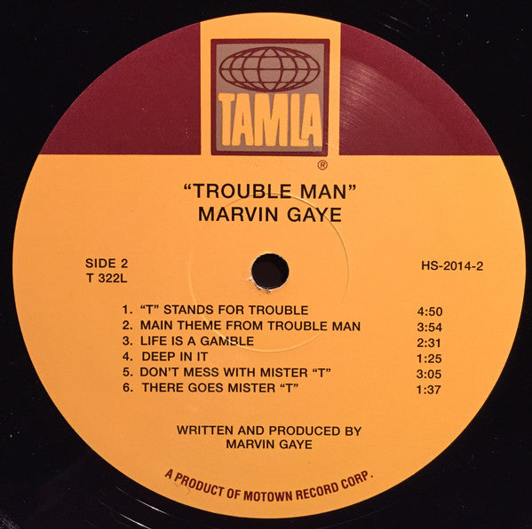 Marvin Gaye : Trouble Man (LP, Album, RE)