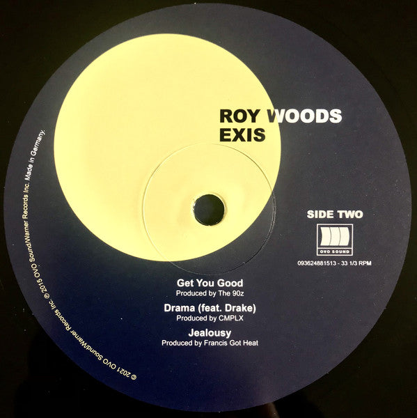 Roy Woods : Exis (12", EP)