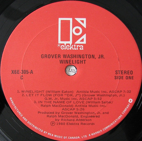 Grover Washington, Jr. : Winelight (LP, Album)