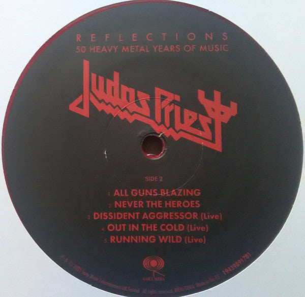Judas Priest : Reflections - 50 Heavy Metal Years Of Music (2xLP, Comp, Red)