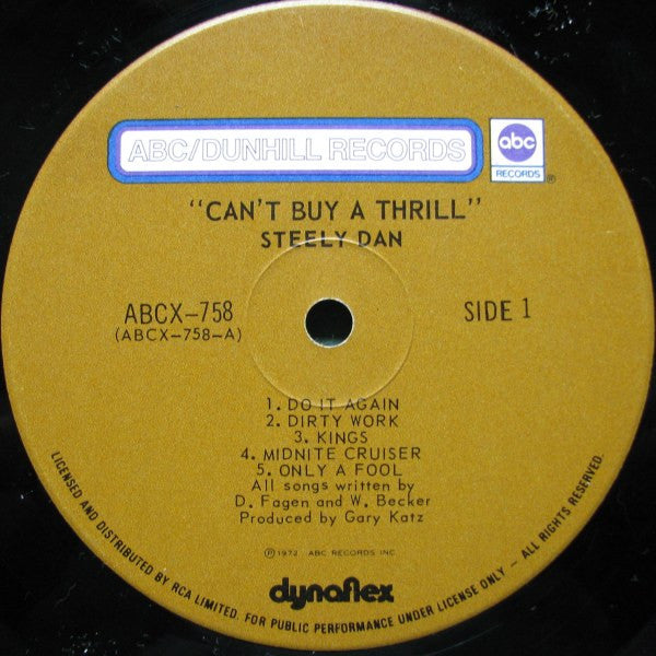 Steely Dan : Can't Buy A Thrill (LP, Album, Gat)