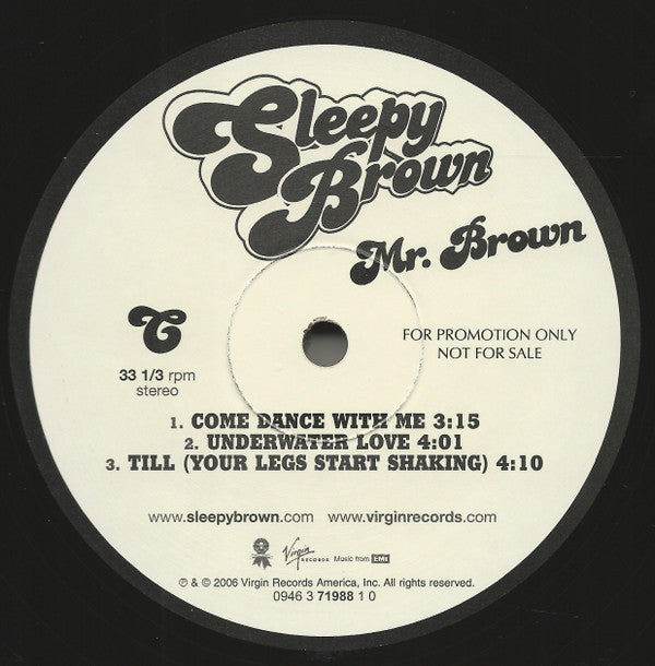 Sleepy Brown : Mr. Brown (2xLP, Promo, Cle)