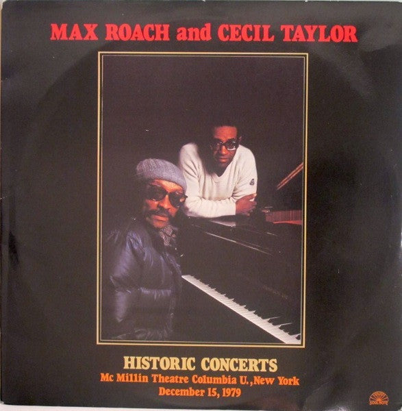 Max Roach And Cecil Taylor : Historic Concerts (2xLP, Album, Gat)