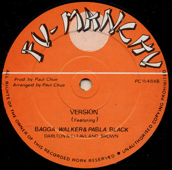 Gregory Issacs* / Bagga Walker* & Pabla Black* : No One But Me (12", Single)