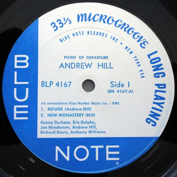 Andrew Hill : Point Of Departure (LP, Album, Mono)