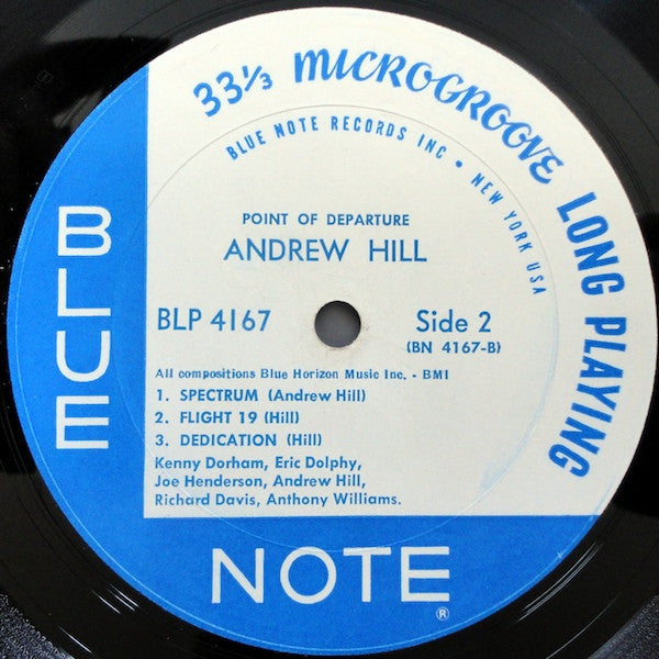 Andrew Hill : Point Of Departure (LP, Album, Mono)