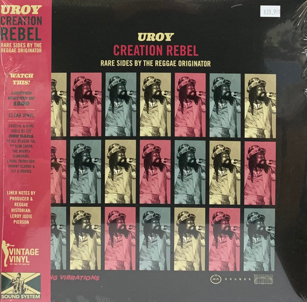 U-Roy : Creation Rebel: Rare Sides By The Reggae Originator (LP, Ltd, Cle)