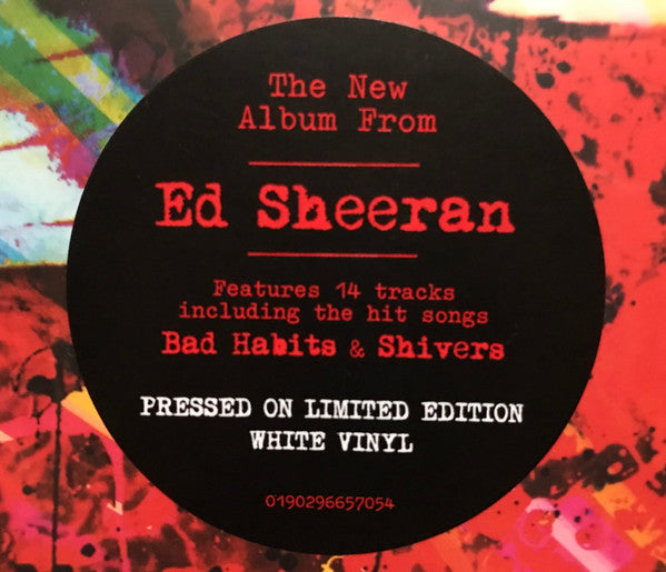 Ed Sheeran : = (Equals) (LP, Album, Ltd, Whi)