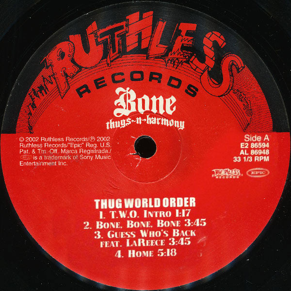 Bone Thugs-N-Harmony : Thug World Order (2xLP, Album)