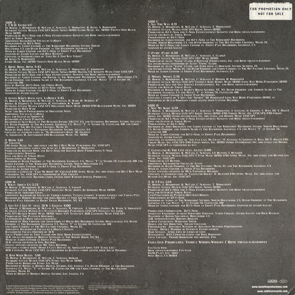 Bone Thugs-N-Harmony : Thug World Order (2xLP, Album)