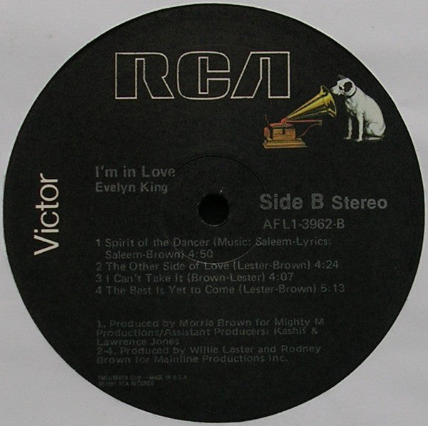Evelyn King : I'm In Love (LP, Album, Ind)