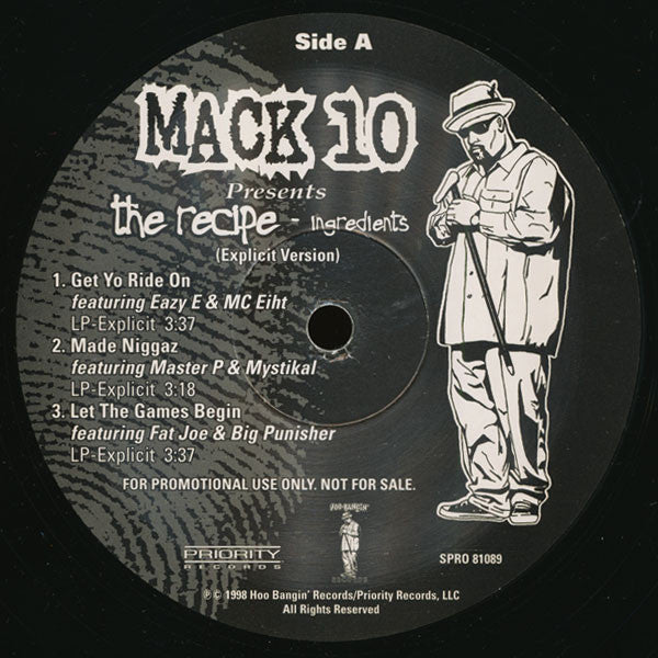 Mack 10 : Ingredients From The Recipe (12", Promo, Smplr)