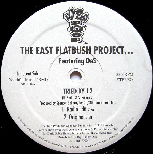 The East Flatbush Project* : Tried By 12 (12")