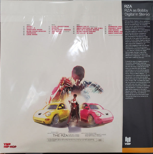 RZA As Bobby Digital : RZA As Bobby Digital In Stereo (2xLP, Album, Club, RE, RM, Gre)