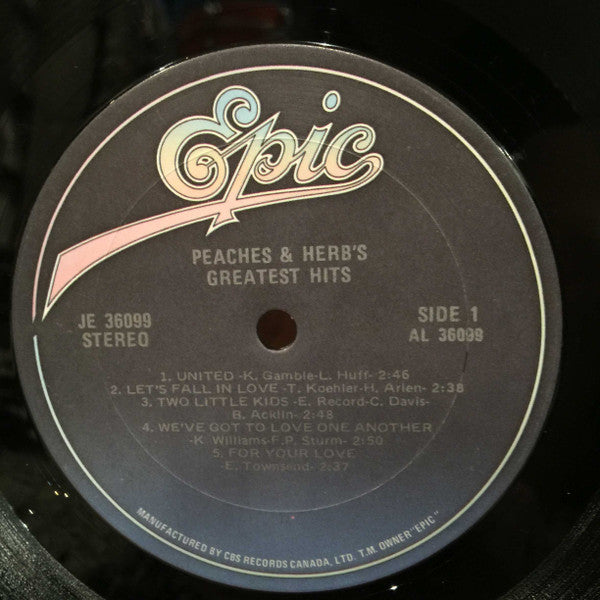 Peaches & Herb : Greatest Hits (LP, Comp)