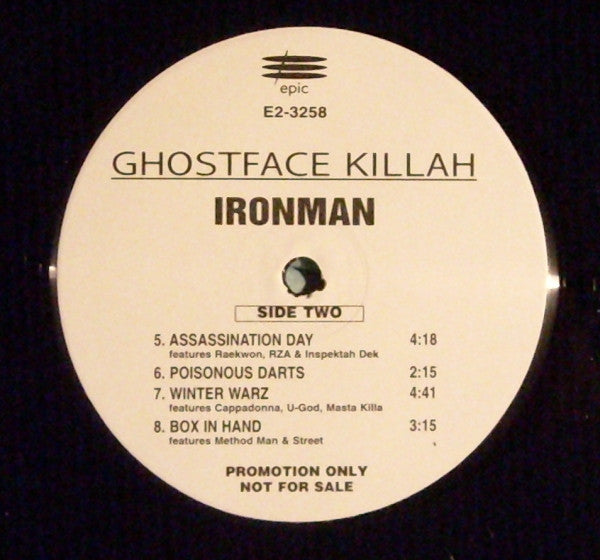 Ghostface Killah : Ironman (2xLP, Album, Promo)