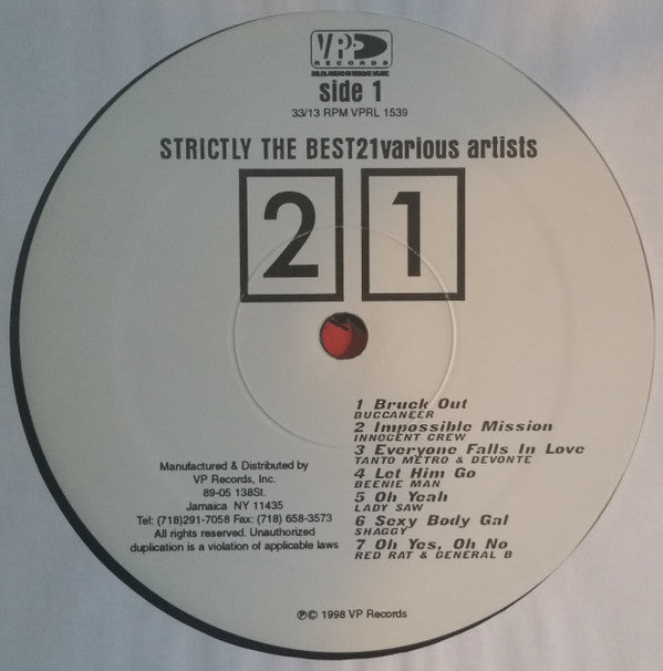 Various : Strictly The Best 21 (LP, Comp)
