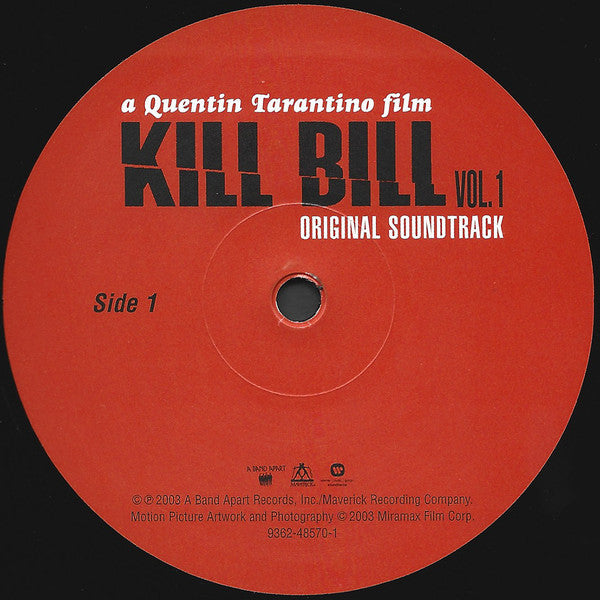 Various : Kill Bill Vol. 1 (Original Soundtrack) (LP, Album, Comp, RE)