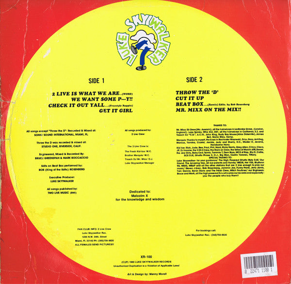 The 2 Live Crew : 2 Live Is What We Are (LP, Album)