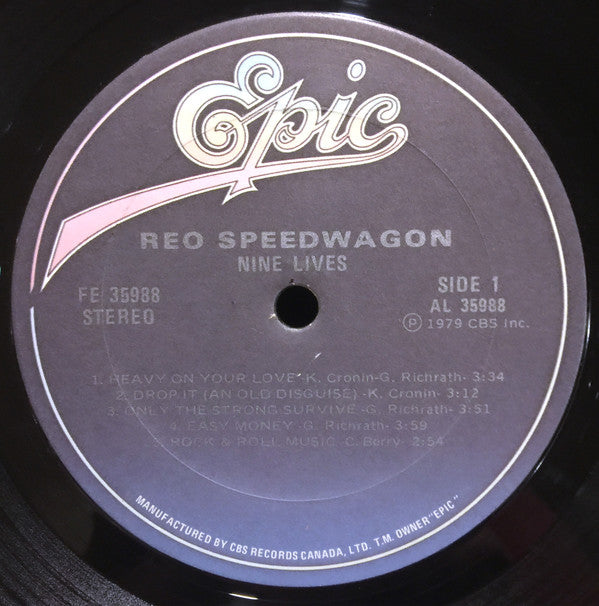REO Speedwagon : Nine Lives (LP, Album)