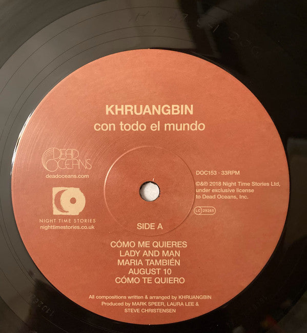 Khruangbin : Con Todo El Mundo (LP, Album)