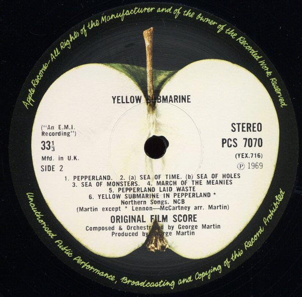 The Beatles : Yellow Submarine (LP, Album, RP)