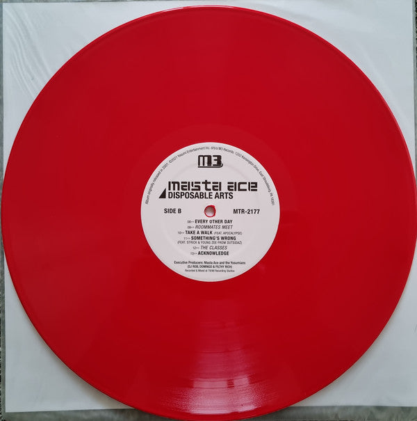 Masta Ace : Disposable Arts (2xLP, Album, Ltd, RE, Red)