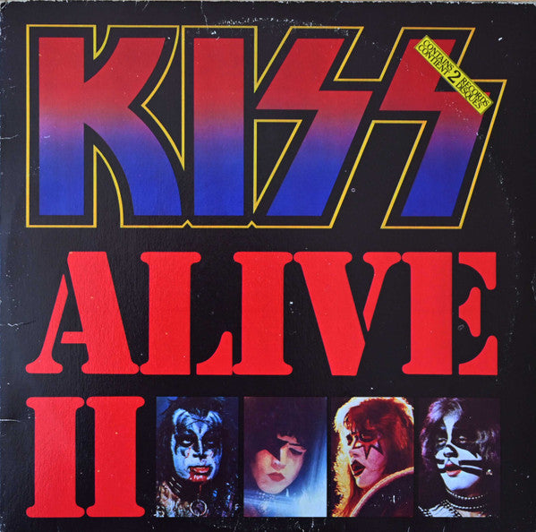 Kiss : Alive II (2xLP, Album, RE)