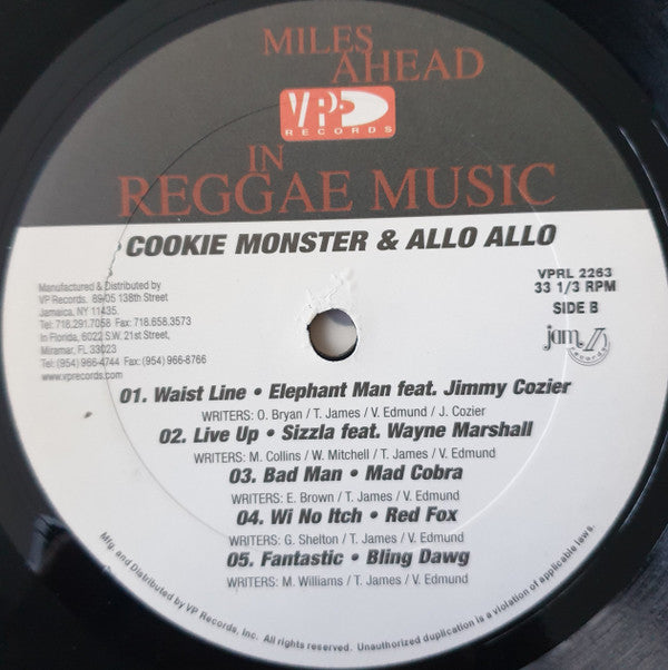 Various : Cookie Monster & Allo Allo (2xLP, Comp)