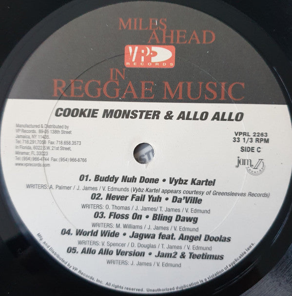 Various : Cookie Monster & Allo Allo (2xLP, Comp)