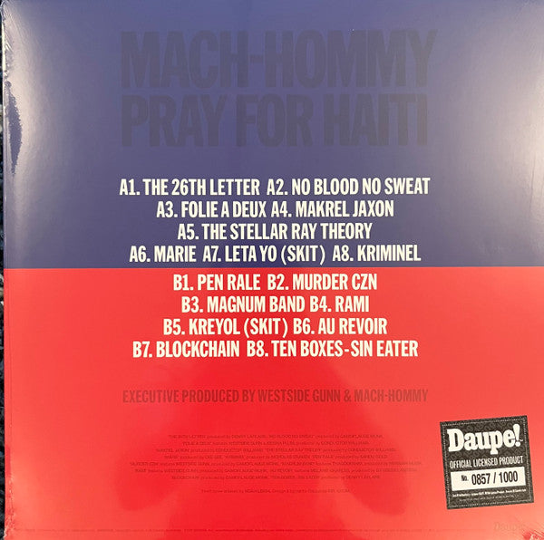 Mach-Hommy : Pray For Haiti (LP, Album, Ltd, Num, 180)