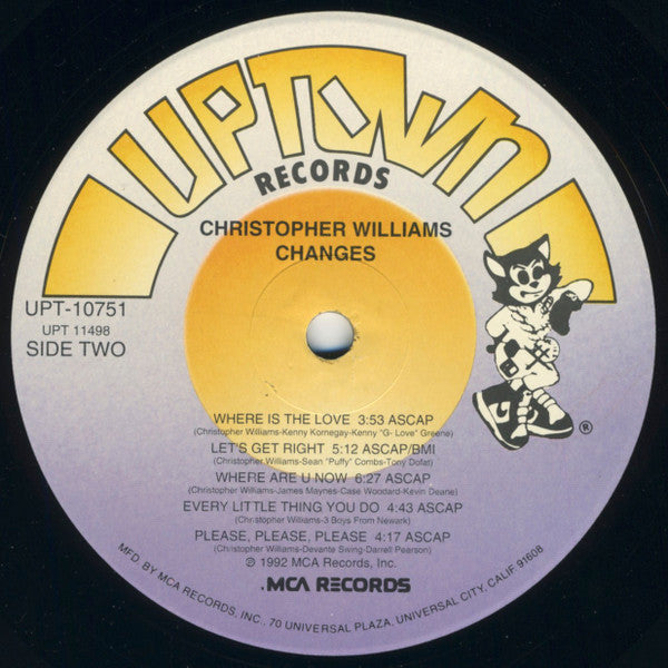 Christopher Williams : Changes (LP, Album)